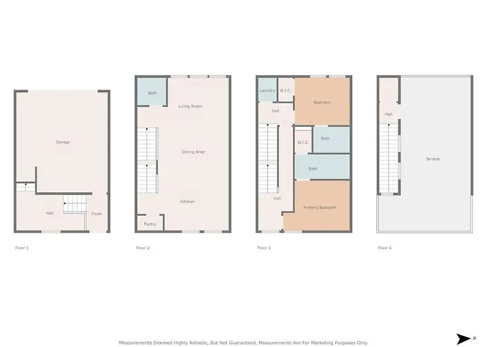 Ferienhaus The Larimar 2bd Townhouse 7st Walkable